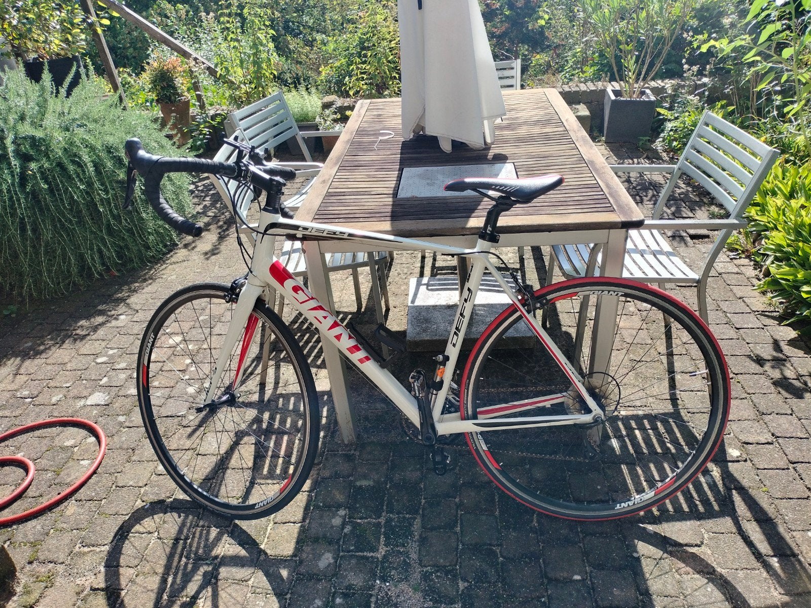 Giant Defy ALUXX racefiets M/L (53,5 cm) - Zo goed als nieuw, Fietsen en Brommers, Ophalen, Gebruikt, Aluminium, Giant