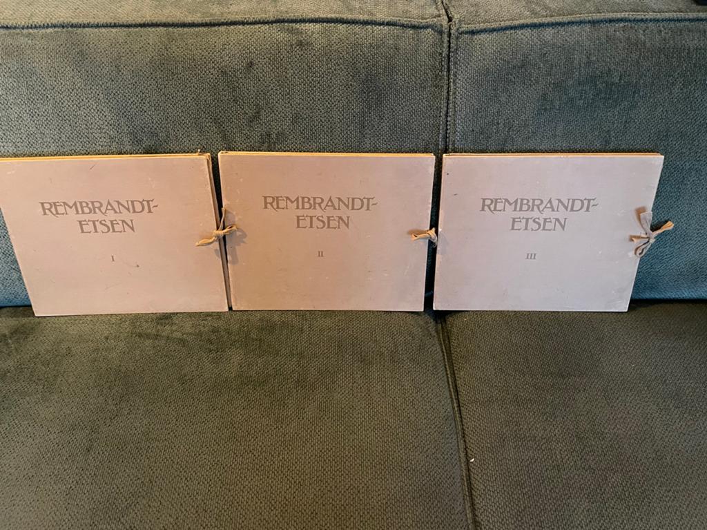 Rembrandt Etsen Boeken Complete Serie Reproducties, Antiek en Kunst, Verzenden