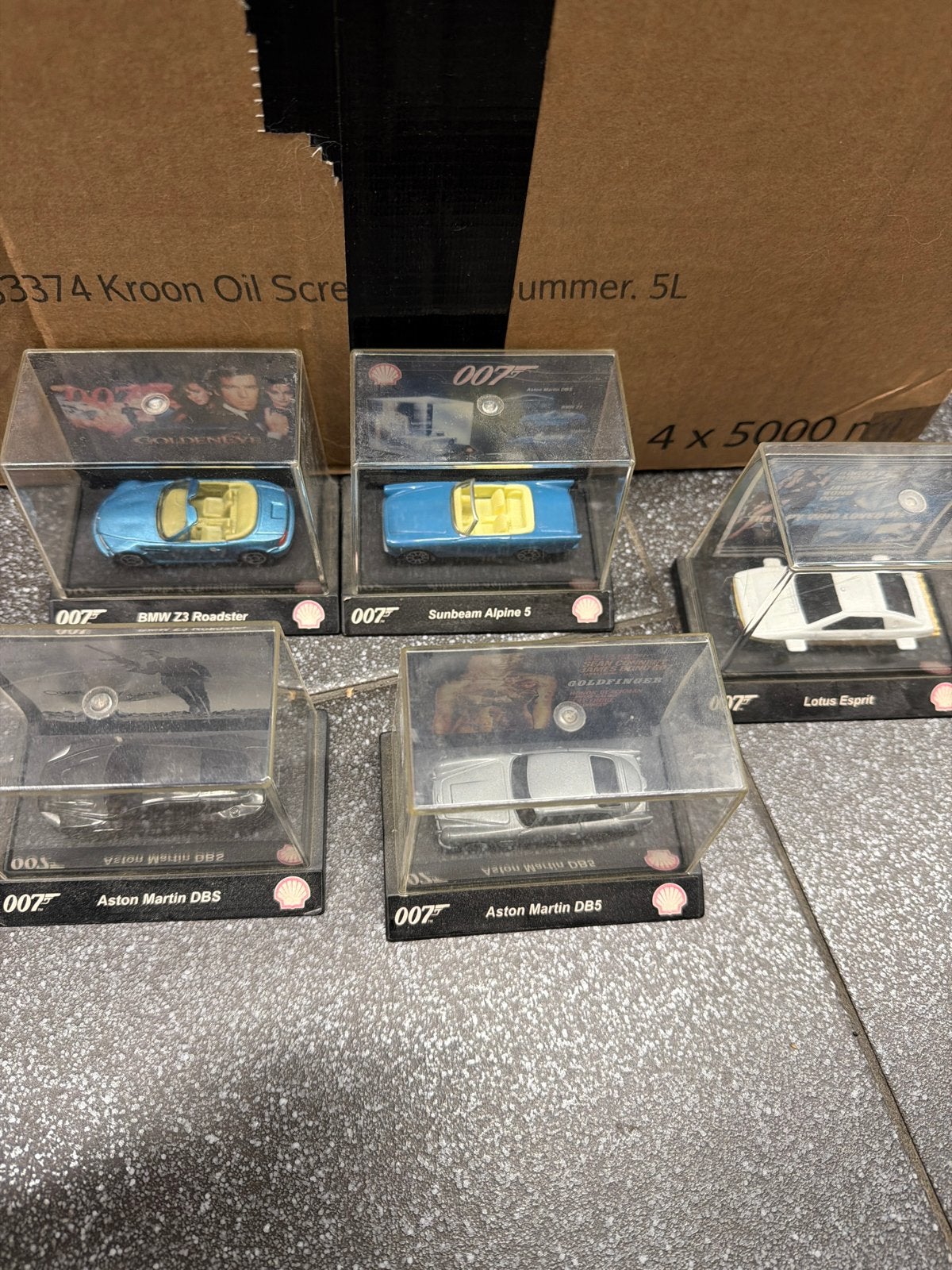 James Bond 007 Miniatuur Auto Collectie (5 stuks), Ophalen of Verzenden, Zo goed als nieuw, Overige typen