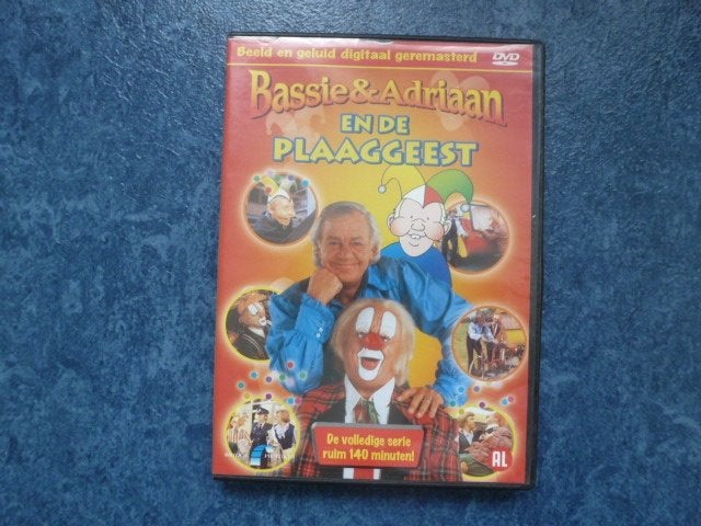 Leuke dvd BASSIE & ADRIAAN en de plaaggeest, Avontuur, Alle leeftijden, Ophalen of Verzenden, Zo goed als nieuw