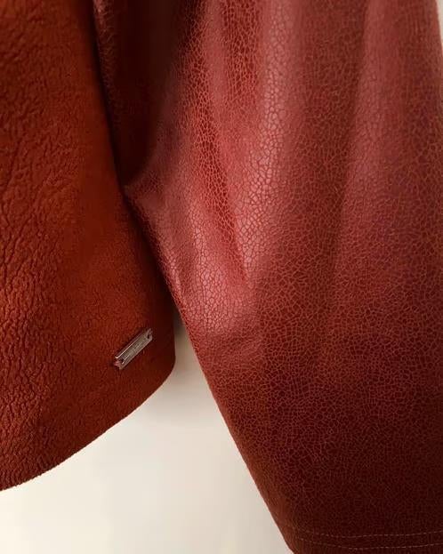 Roberto Sarto suède/leer look jasje maat 42[v], Overige kleuren, Maat 42/44 (L), Ophalen of Verzenden, Zo goed als nieuw