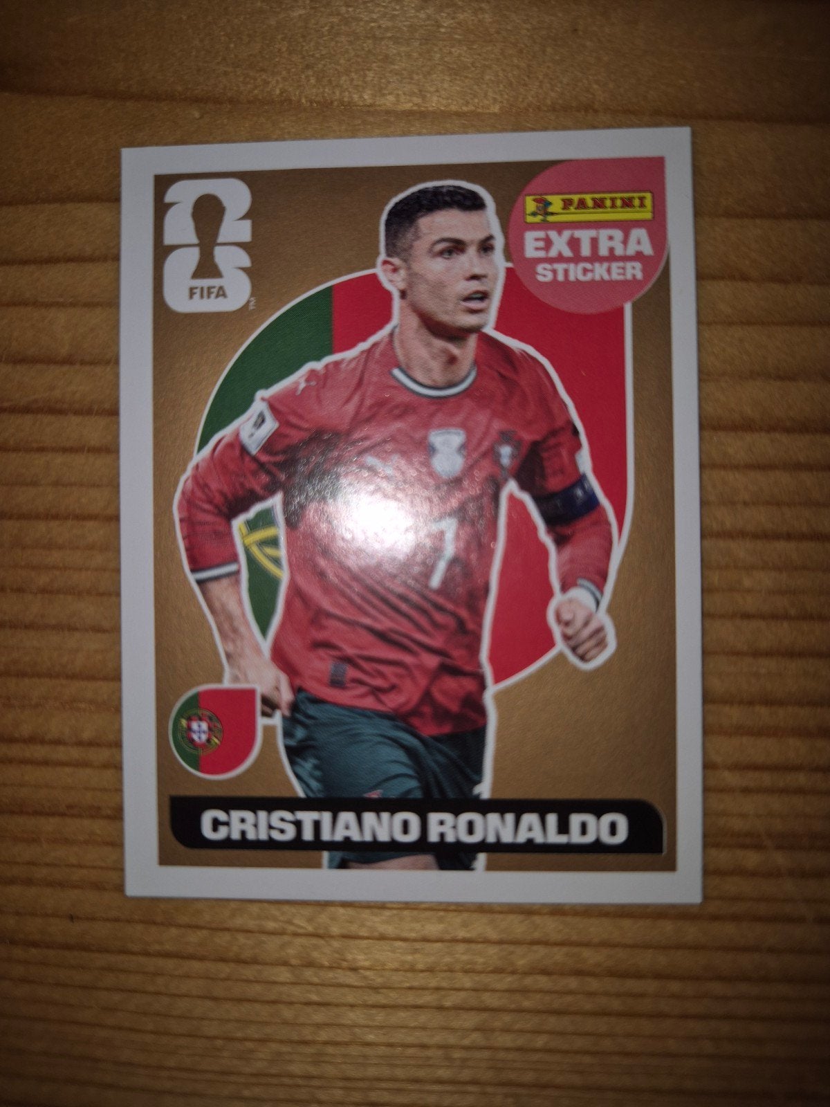 Cristiano Ronaldo gold WK 2026, Verzamelen, Ophalen of Verzenden, Zo goed als nieuw, Buitenlandse clubs