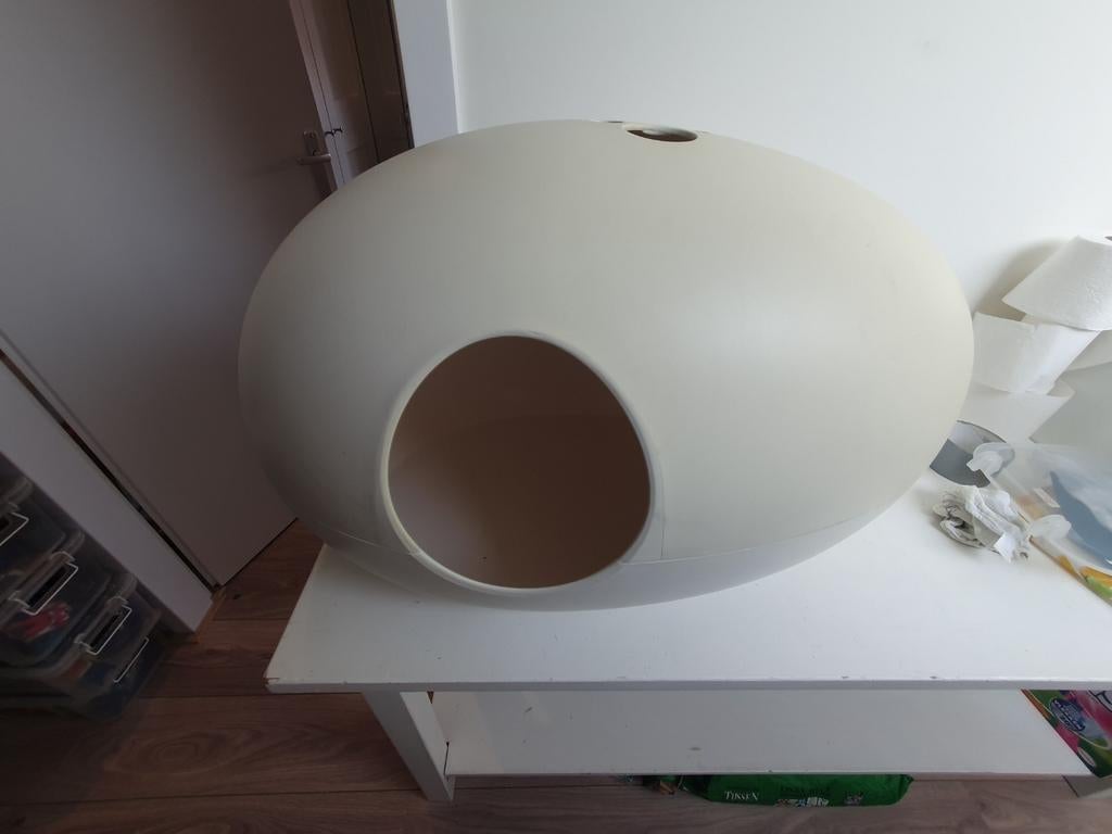Kattenbak, Ophalen, Gebruikt, Open