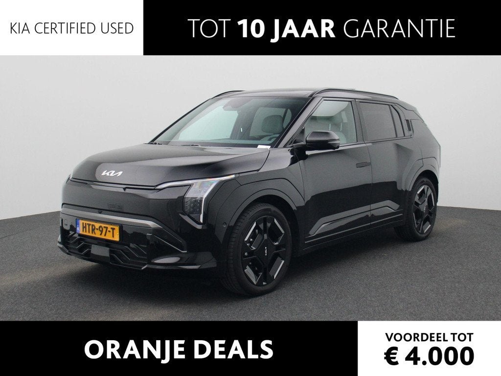 Kia EV3 GT-PlusLine 81.4 kWh | LED | Harman Kardon | Stoelve, Zwart, Origineel Nederlands, 204 pk, 1000 kg