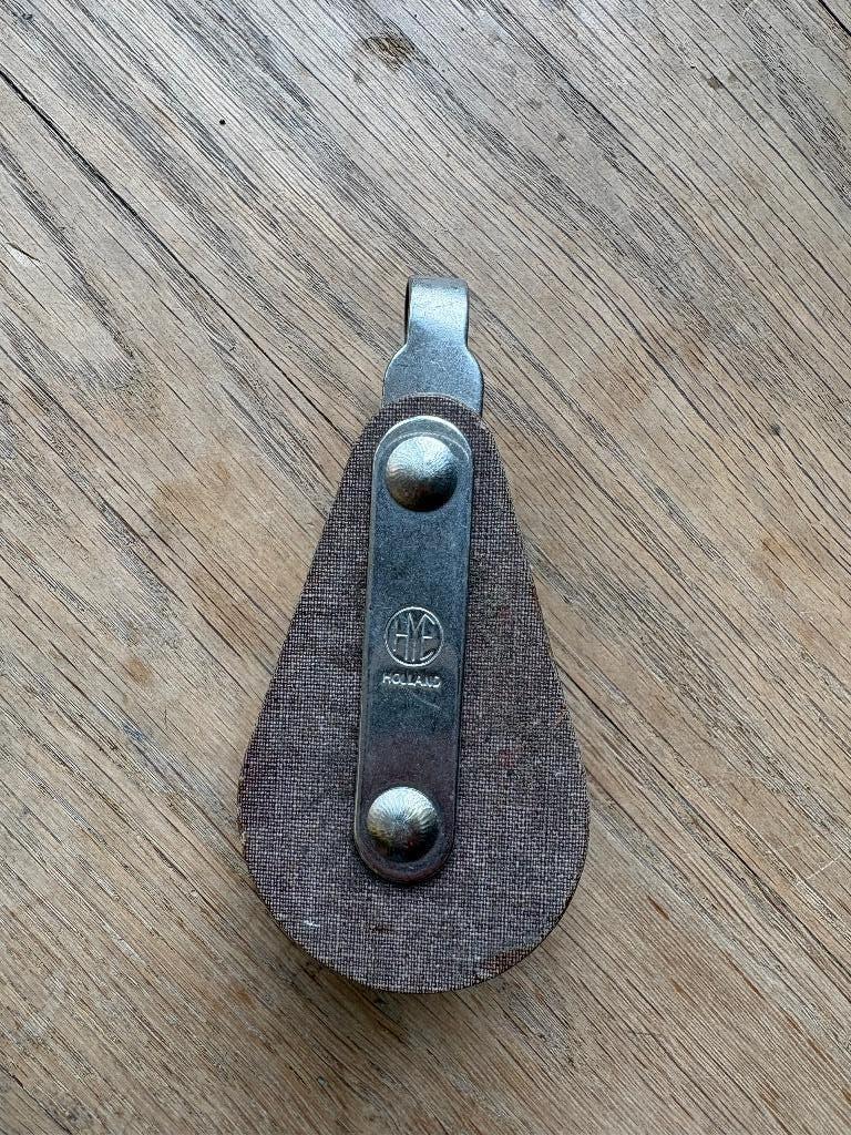 HYE tufnol dubbelschijfs blok (12mm), Ophalen of Verzenden, Zo goed als nieuw, Lijn of Blok