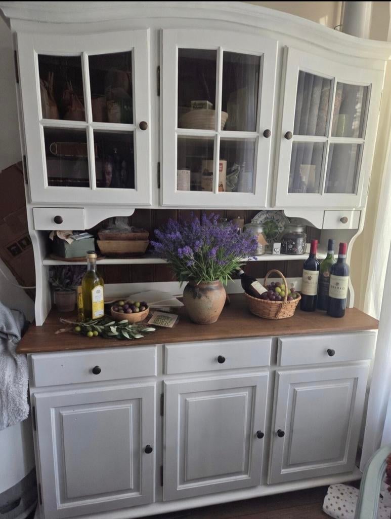 Rustiek Provençaals Keukenbuffet / Kredens, Ophalen