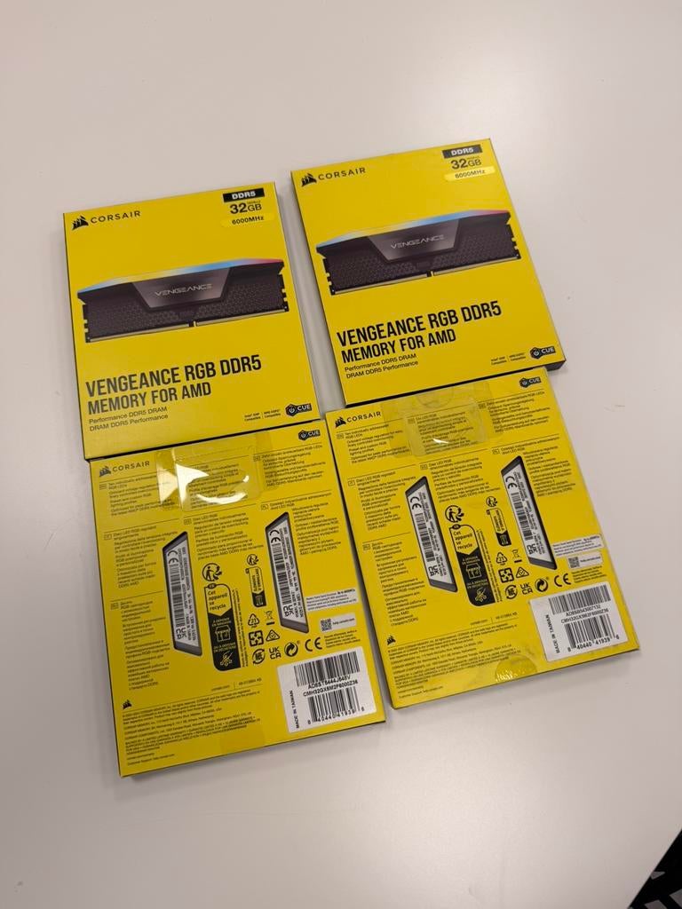 NIEUW | DDR5 32GB Corsair Vengeance RGB 6000MHz CL36, 32 GB, Nieuw, Ophalen of Verzenden, Corsair