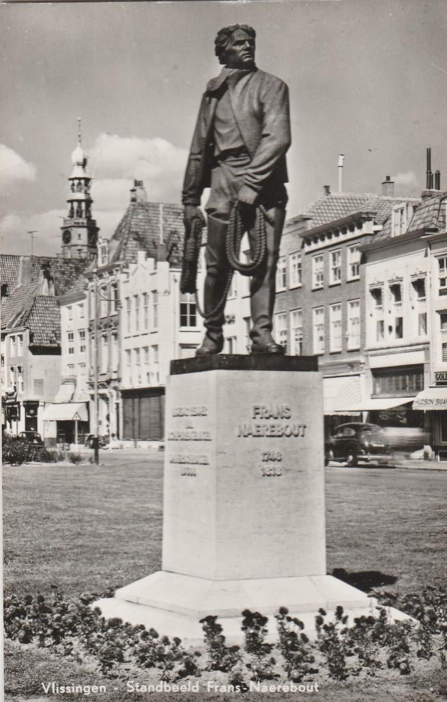 vlissingen- standbeeld frans naerebout, Ophalen of Verzenden, Zeeland
