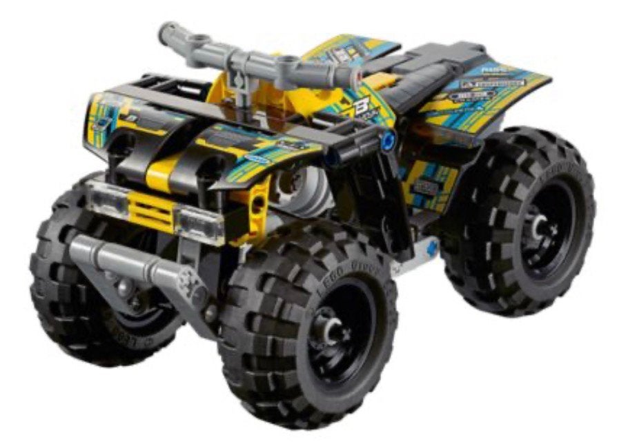 Lego Technic Quad Motor 42034, Ophalen, Compleet, Gebruikt, Lego