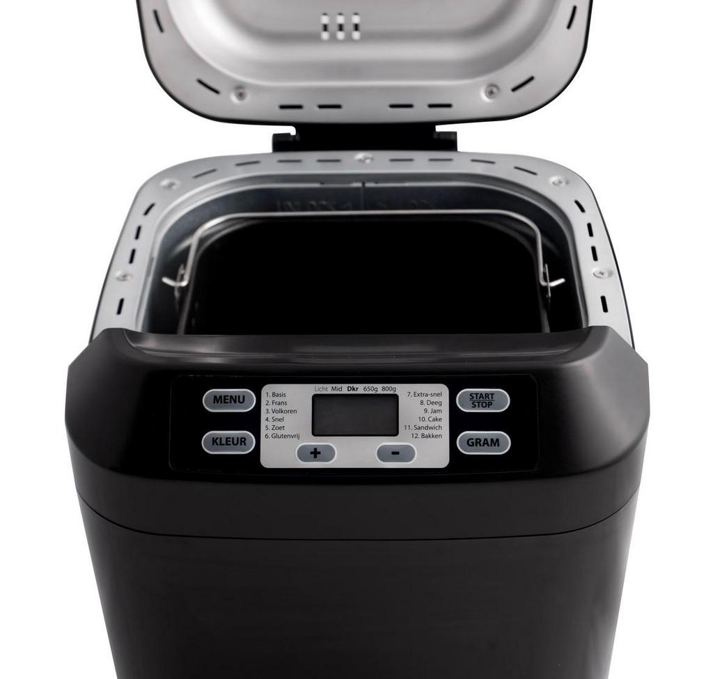 Inventum BM55 Broodbakmachine - 12 Programma's & Broodmixen, Witgoed en Apparatuur, Broodbakmachines, Met timer, Meer dan 10 programma's