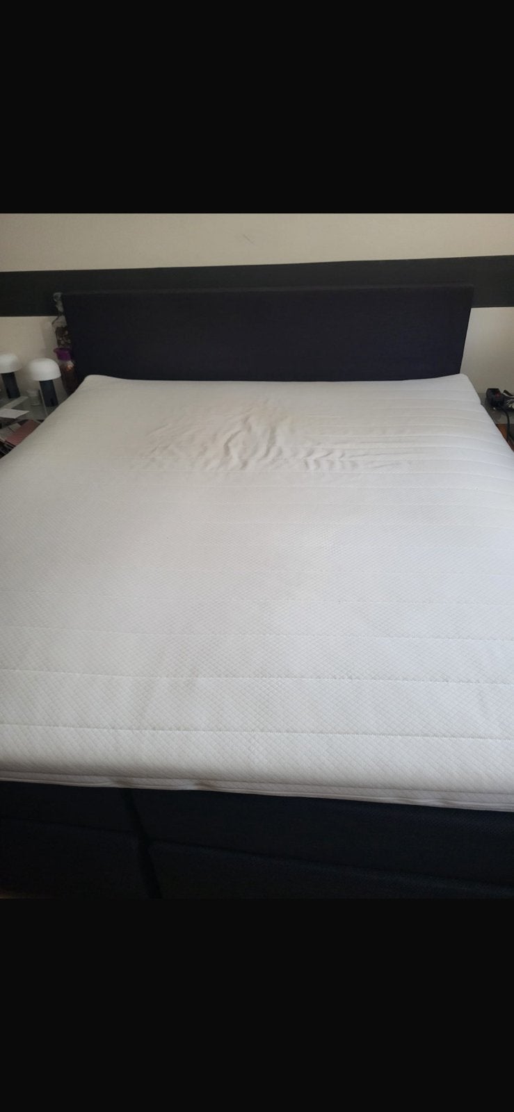 Matras topper 200x200cm als nieuw, Ophalen, Zo goed als nieuw, Eenpersoons