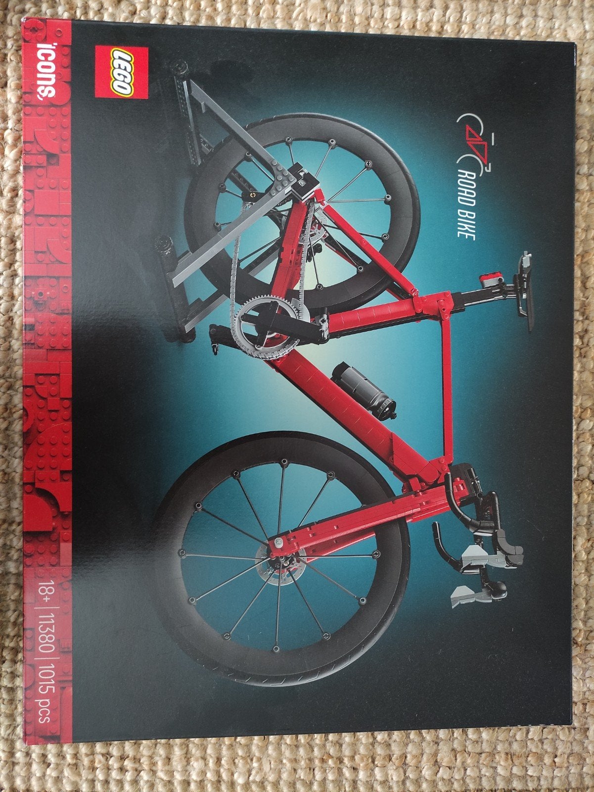 LEGO Icons Racefiets 10271 - compleet met doos, Inclusief instructies, Lego, Ophalen of Verzenden, Zo goed als nieuw