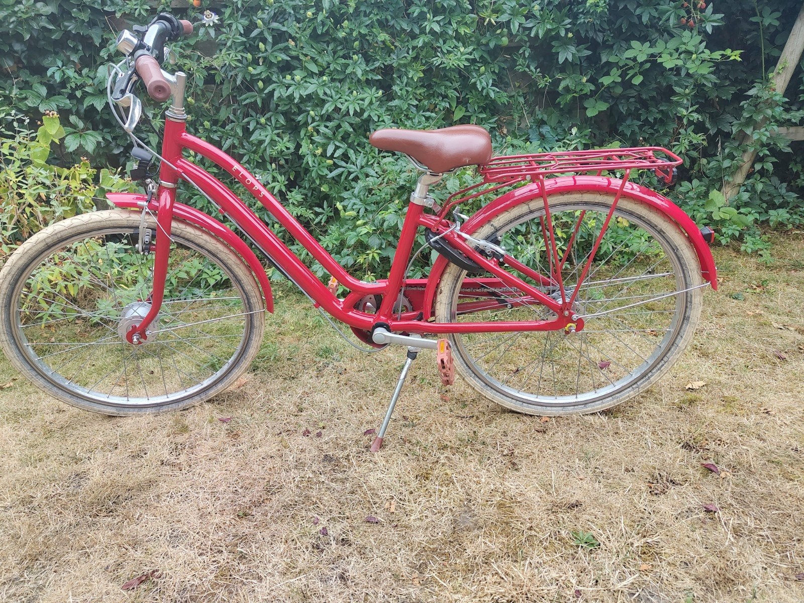 Mooie rode ELOPS kinderfiets - 24 inch met versnellingen, Ophalen, Velgrem, Versnellingen, Elops