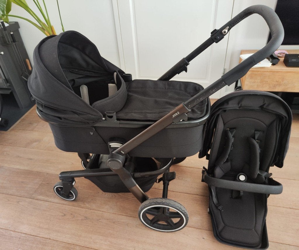 Joolz Hub kinderwagen in zwart, Kinderen en Baby's, Kinderwagens en Combinaties, Gebruikt, Combiwagen, Verstelbare duwstang, Ophalen
