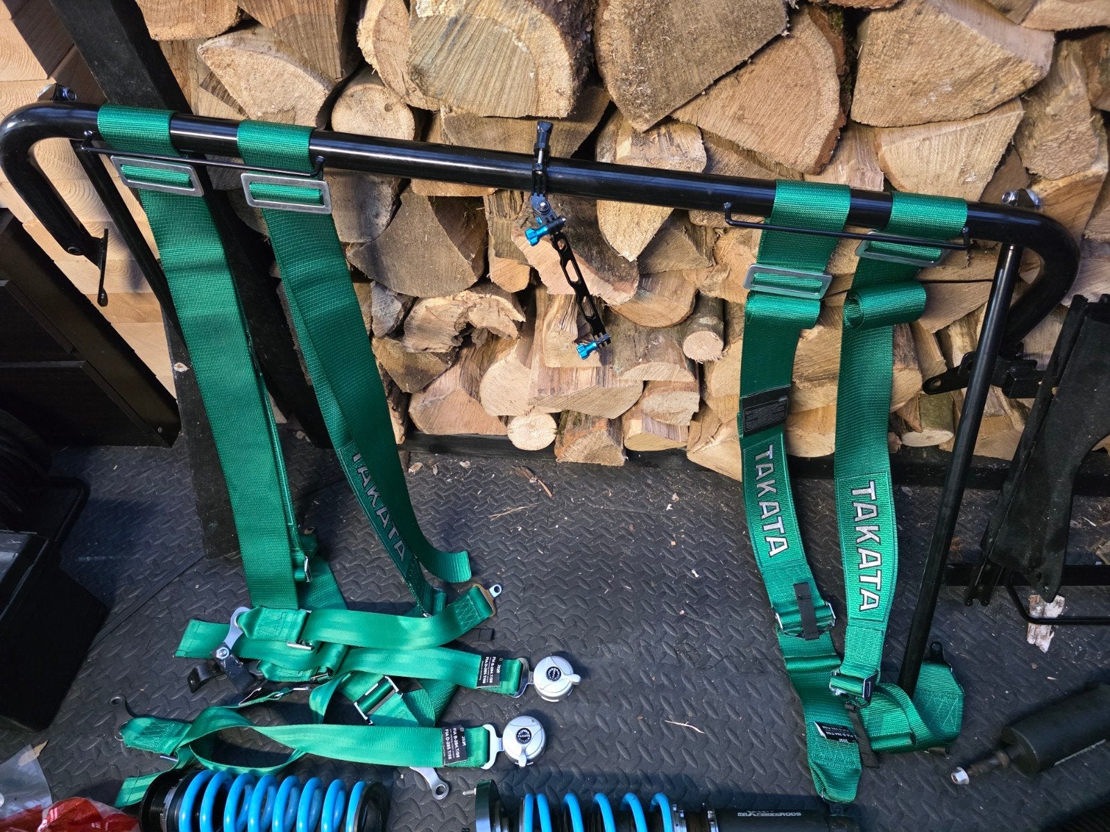 Originele Takata Gordels met Harness Bar voor Honda Civic, Ophalen of Verzenden