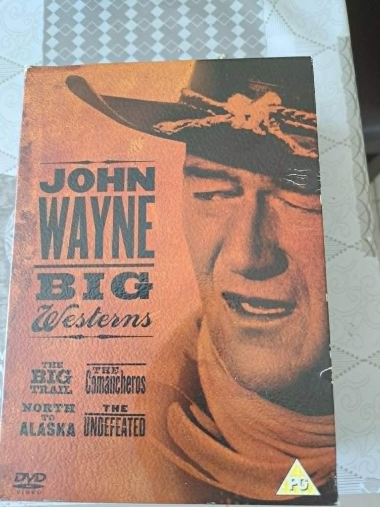 john wayne box ( hudson,t power, marvin , granger ), Alle leeftijden, Ophalen of Verzenden, Zo goed als nieuw, 1940 tot 1960