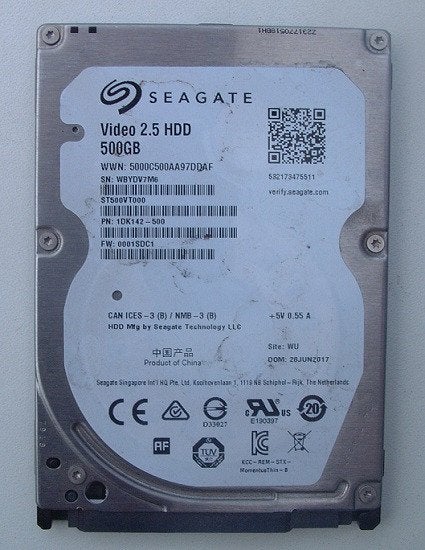 Seagate 2.5 HDD 500GB SATA voor laptop Hard disk, Intern, Gebruikt, Ophalen of Verzenden, Laptop
