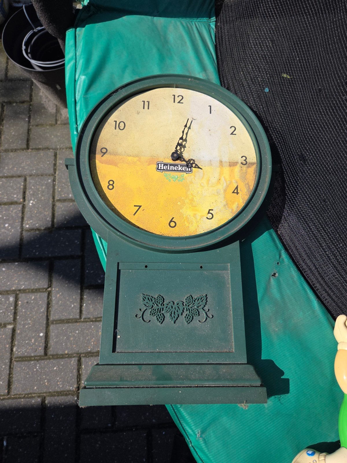 Heineken klok van kunststof, Ophalen of Verzenden