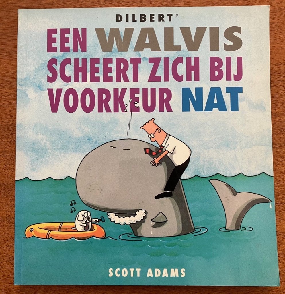 Dilbert: Een walvis scheert zich bij voorkeur nat - S. Adams, Boeken, Stripboeken, Eén stripboek, Verzenden, Gelezen