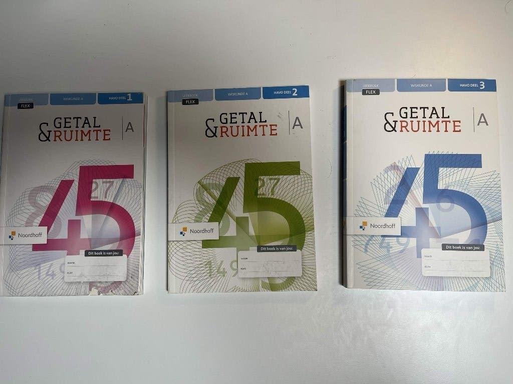 Getal & Ruimte A HAVO deel 1, 2 en 3, Boeken, Noordhoff, Niet van toepassing, Nieuw, Ophalen of Verzenden