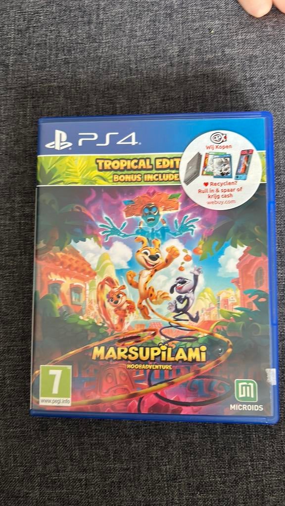 Marsupilami ps4, Spelcomputers en Games, 1 speler, Ophalen of Verzenden, Zo goed als nieuw, Vanaf 3 jaar