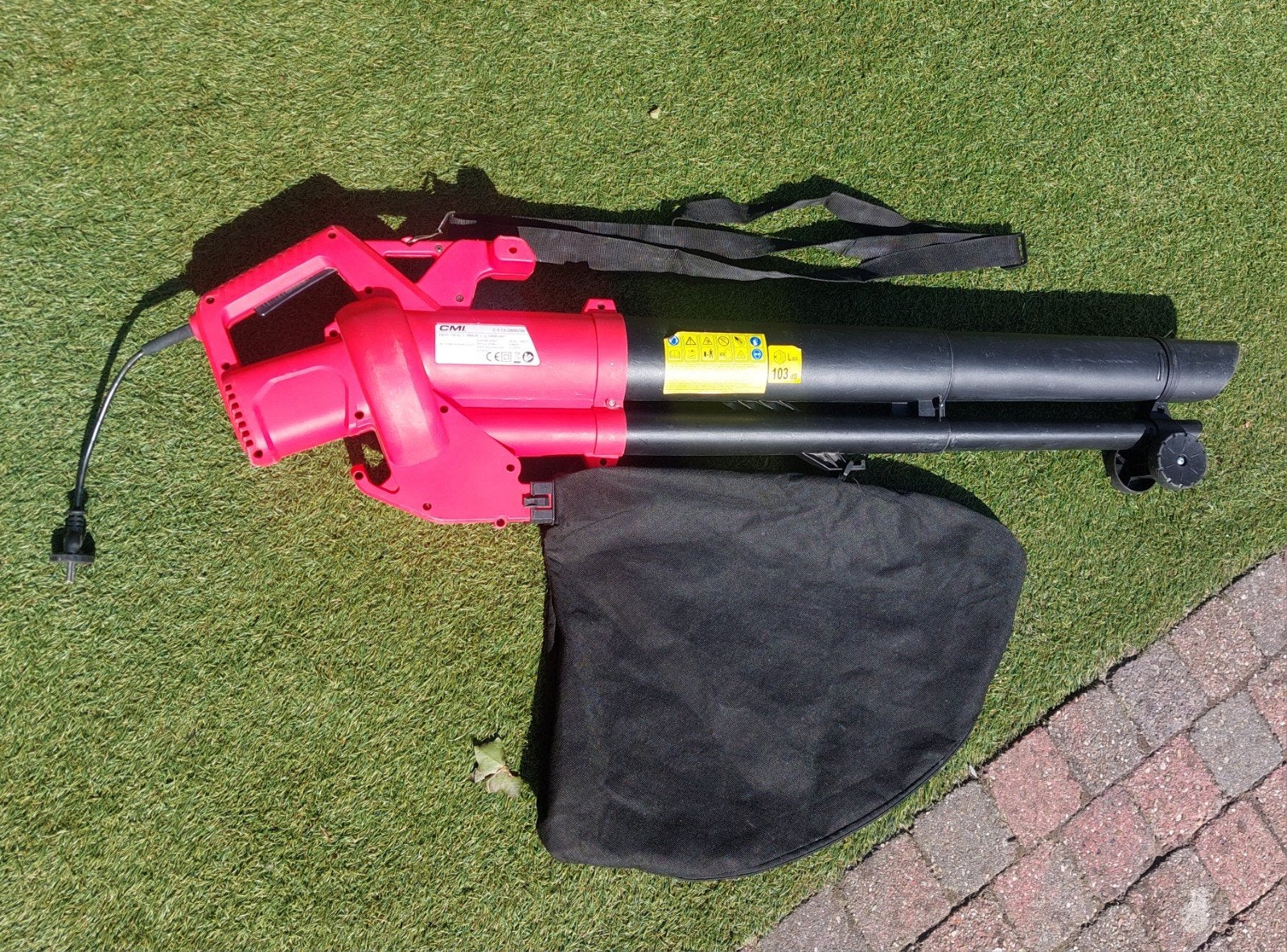 Bladblazer/Bladzuiger, Tuin en Terras, Ophalen, Gebruikt, CMI, Met opvangzak