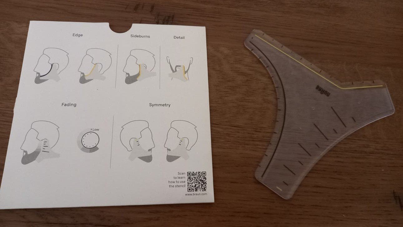Braun Beard Stencil, Ophalen of Verzenden, Gehele gezicht