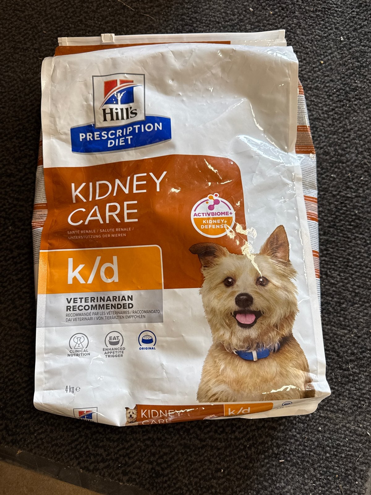 Hill's Prescription Diet KD Kidney Care Hondenvoer 4 kg, Ophalen of Verzenden, Hond
