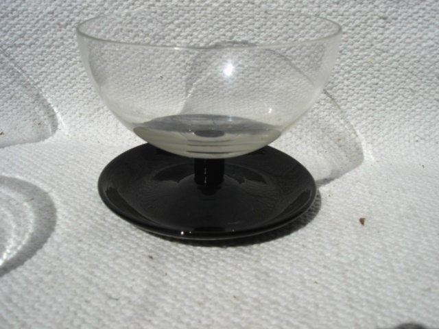 ijs -of fruit-coupes (5) Leerdam Copier jaren 30, Antiek en Kunst, Antiek | Glas en Kristal, Ophalen of Verzenden