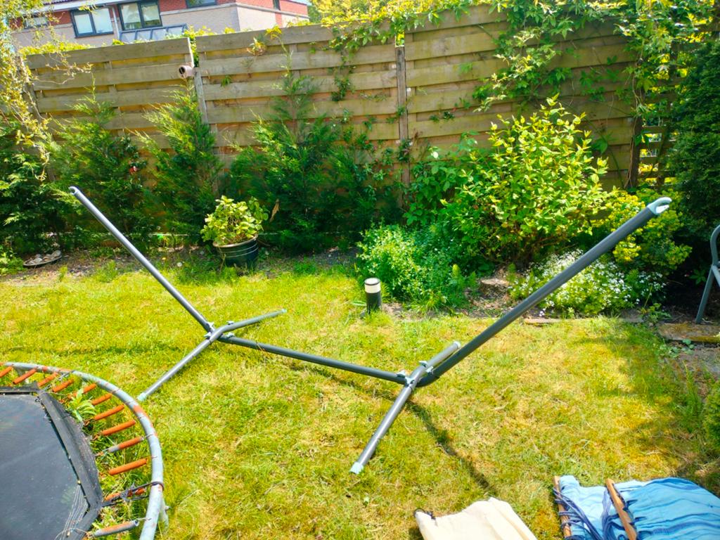 Metalen demonteerbaar frame voor hangmat, Tuin en Terras, Hangmatten, Ophalen