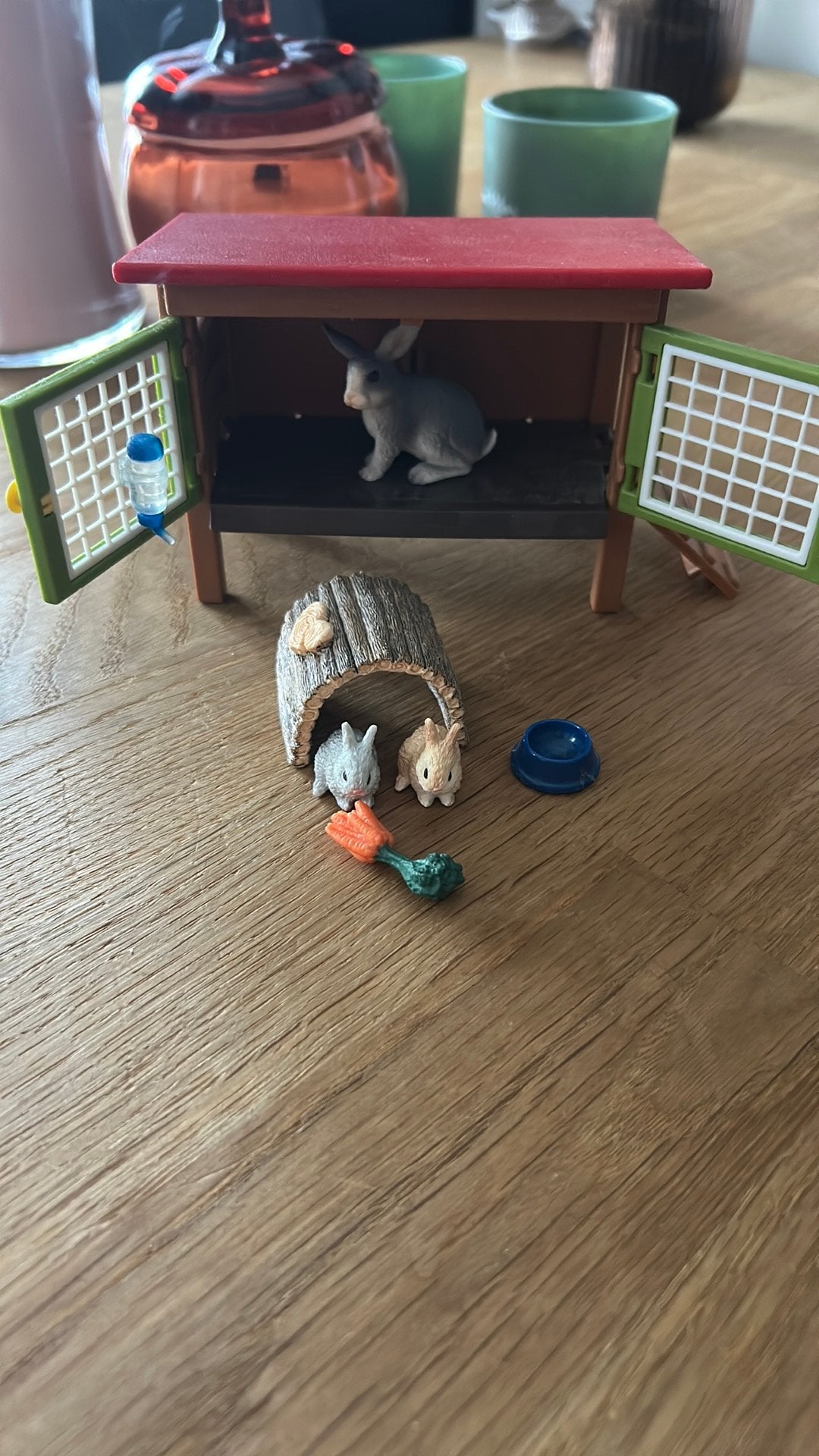 Schleich konijnenhok, Verzamelen, Ophalen of Verzenden, Zo goed als nieuw