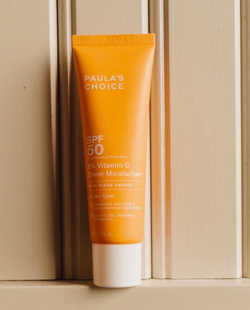 Paula's Choice SPF 50 Vitamine C Sheer Moisturizer, Ophalen of Verzenden, Nieuw, Gehele gezicht, Verzorging