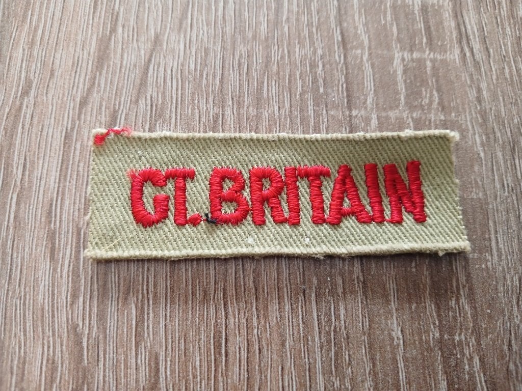 Great Britain Shoulder Sleeve., Verzamelen, Ophalen of Verzenden, Landmacht, Engeland, Embleem of Badge