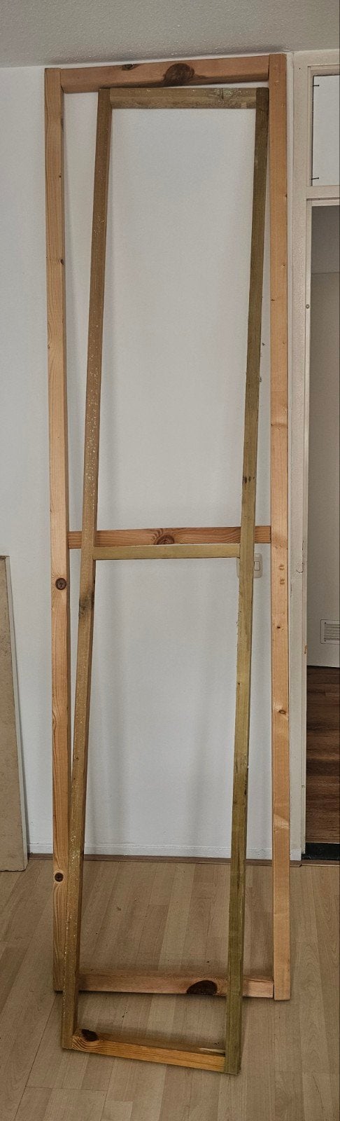 Houten frames voor kamerscherm (240x65cm en 240x45cm), Ophalen, Zo goed als nieuw