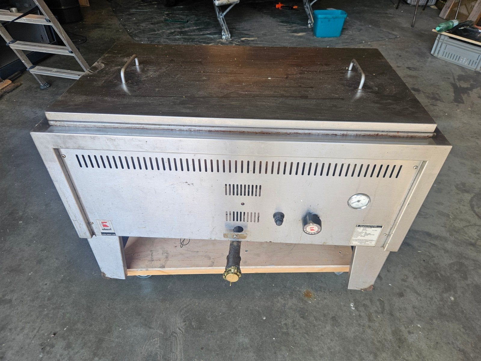 Ubert visfrituur bakoven, 4 liter of meer, Ophalen, Gebruikt