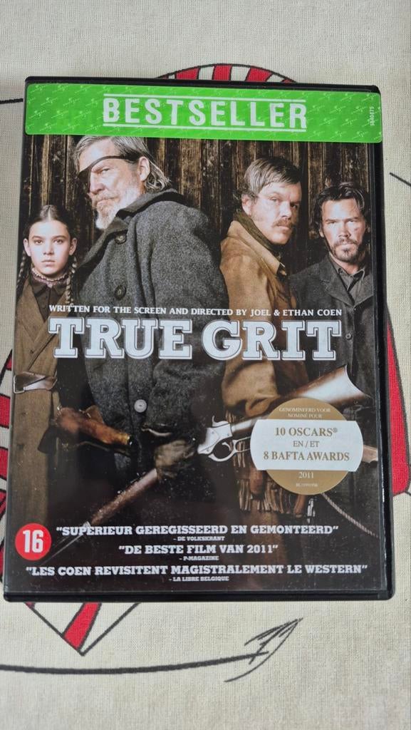 True Grit (DVD) - Western film van de Coen Brothers, Vanaf 16 jaar, Ophalen of Verzenden, Gebruikt, Overige genres