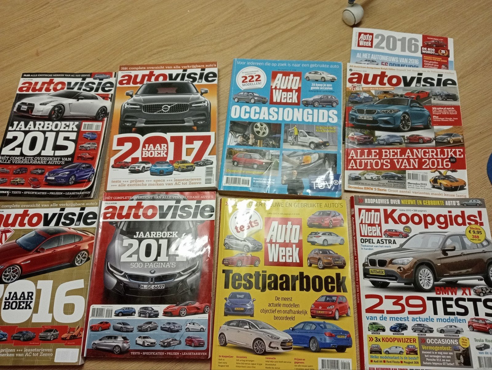 jaarboeken auto visie 2014 t/m 2017, Boeken, Algemeen, Ophalen of Verzenden, Zo goed als nieuw, Autovisie