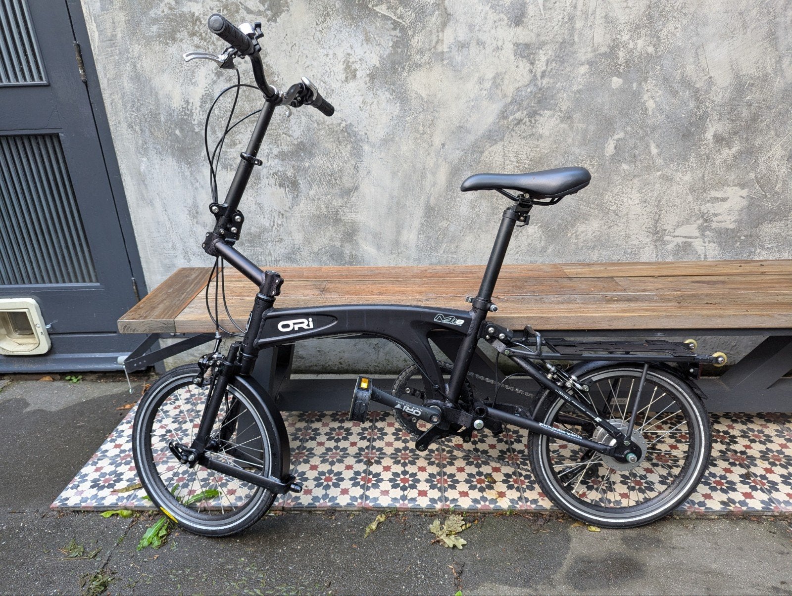 ORI Mi8 vouwfiets, Fietsen en Brommers, Gebruikt, Velgrem, 16 tot 18 inch, Versnellingen