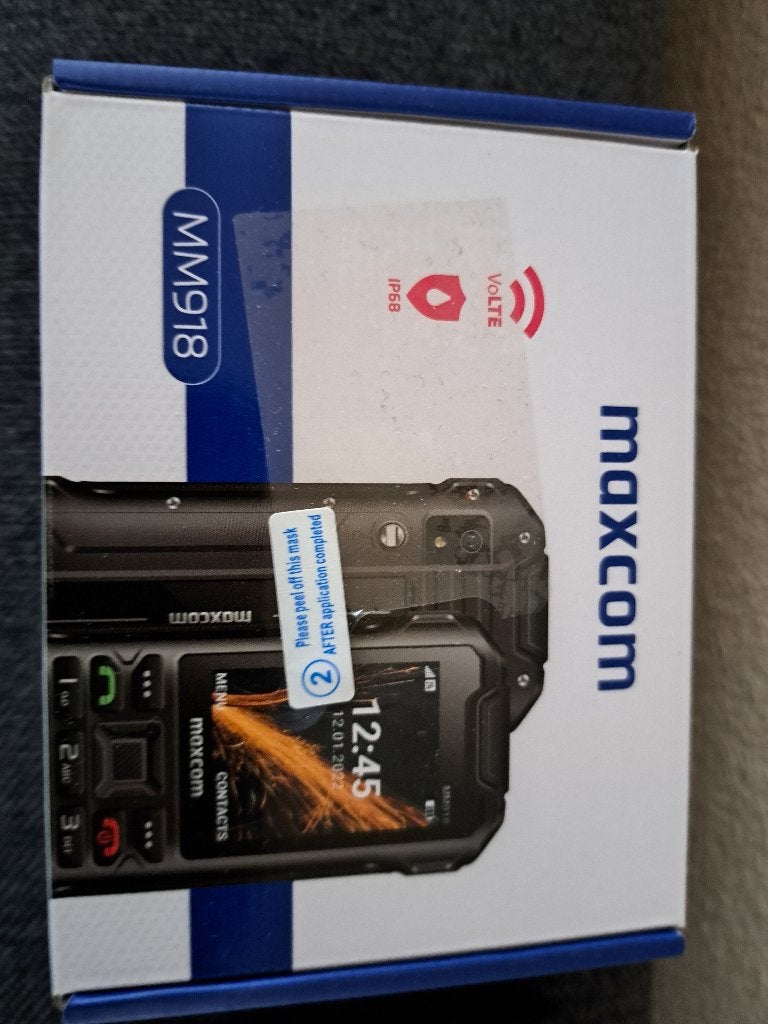 Maxcom senioren telefoon MM918, Ophalen, Zonder simlock, Zonder abonnement, Minder dan 3 megapixel