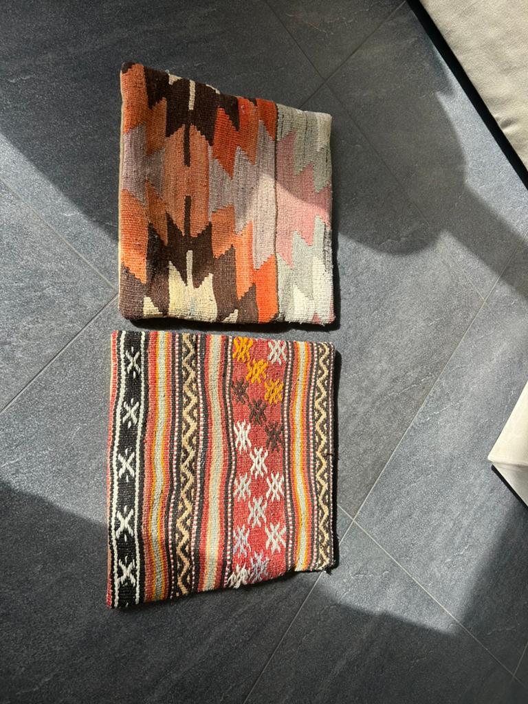 2 Kelim kussenhoezen, Sieraden, Tassen en Uiterlijk, Ophalen of Verzenden, Zo goed als nieuw