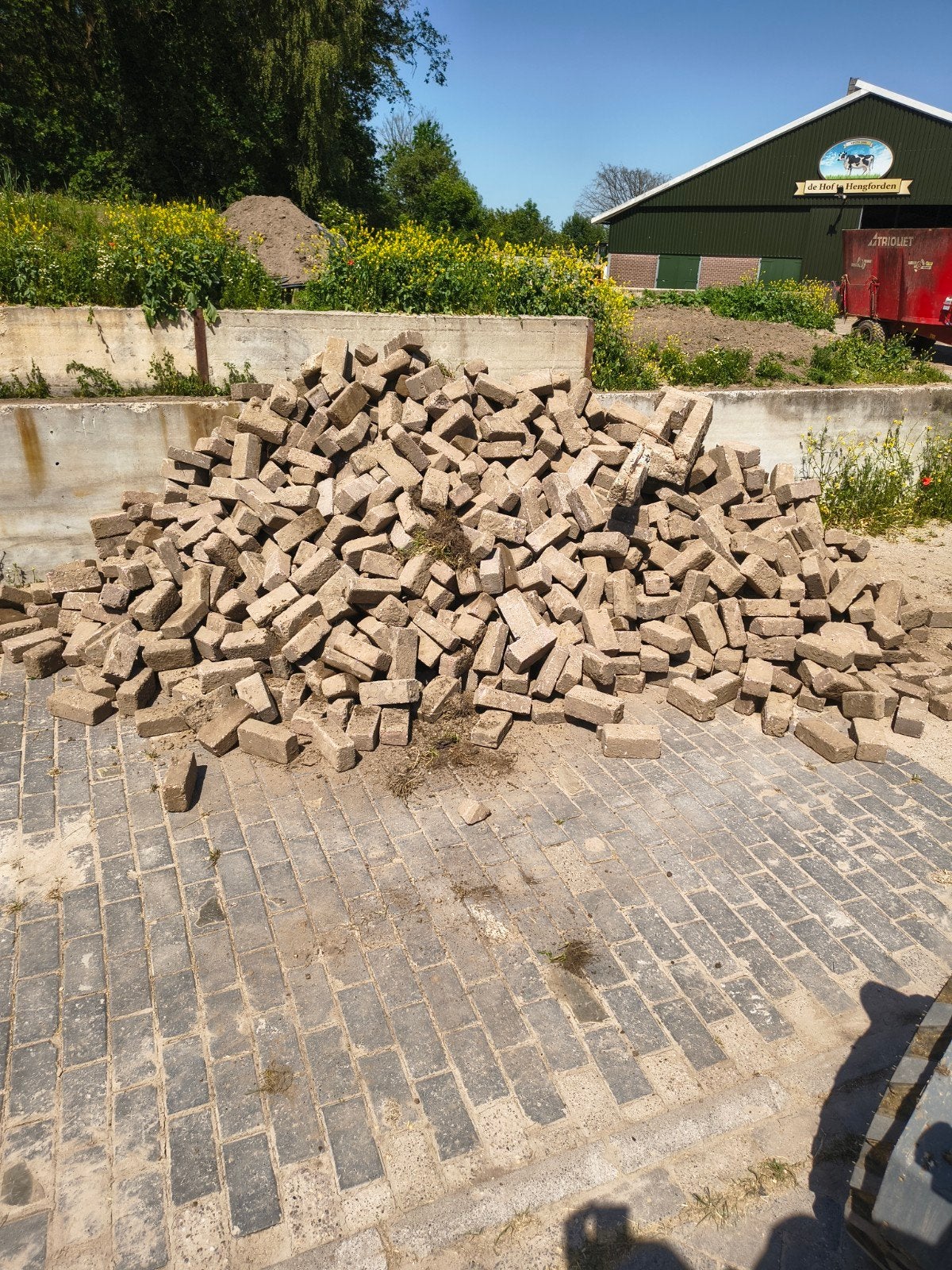 Klinkers, Ophalen, Gebruikt, Klinkers, 10 m² of meer