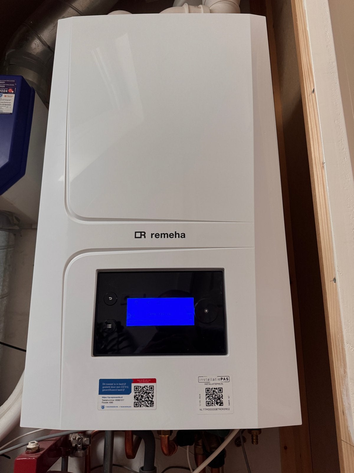 Remeha Elga Ace All-in-One Hybride Warmtepomp compleet, Witgoed en Apparatuur, Airco's, Ophalen, Verwarmen, Zo goed als nieuw