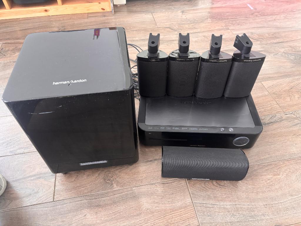 Harman kardon set, Audio, Tv en Foto, Home Cinema-sets, Gebruikt, 70 watt of meer, 5.1-systeem, Overige spelers