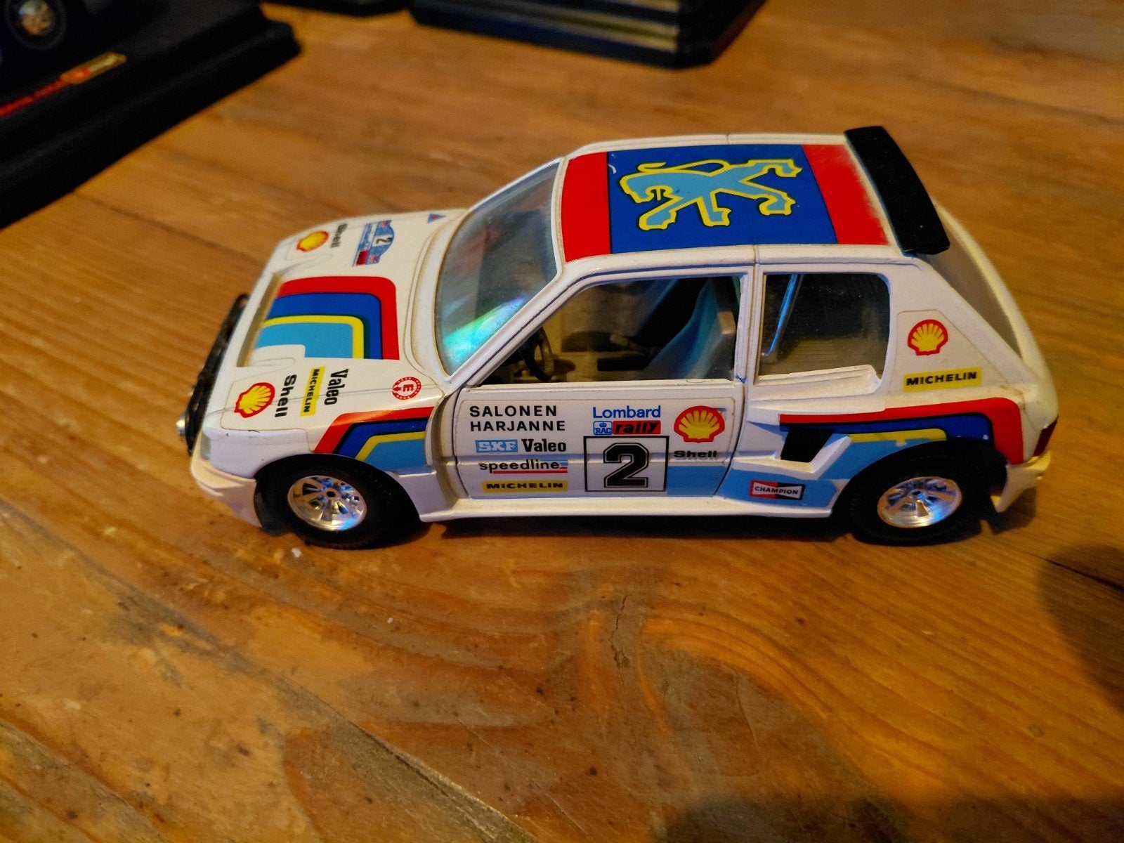 Peugeot 205 Turbo 16 Rally Auto Modelauto, Kinderen en Baby's, Speelgoed | Speelgoedvoertuigen, Ophalen of Verzenden, Zo goed als nieuw