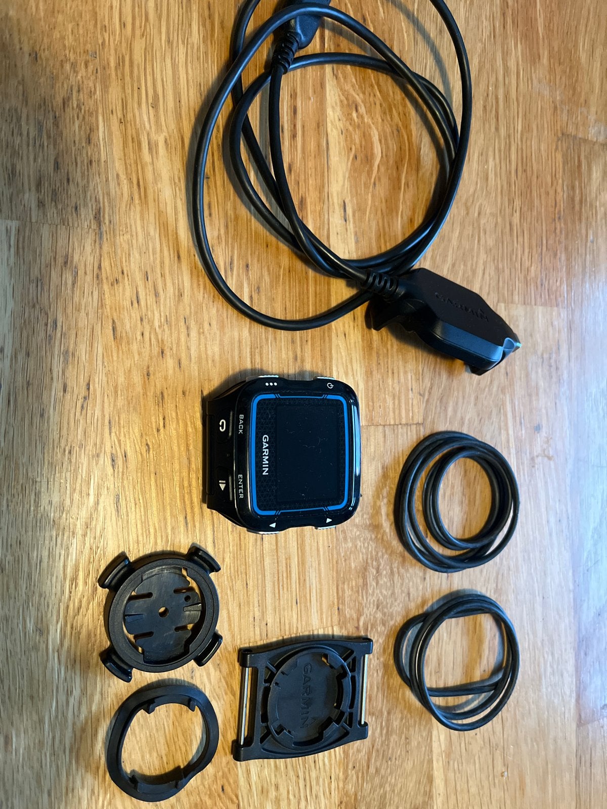 Sporthorloge Garmin Forerunner 920XT incl bevestiging fiets, Gebruikt, Zwart, Ophalen of Verzenden, Waterdicht