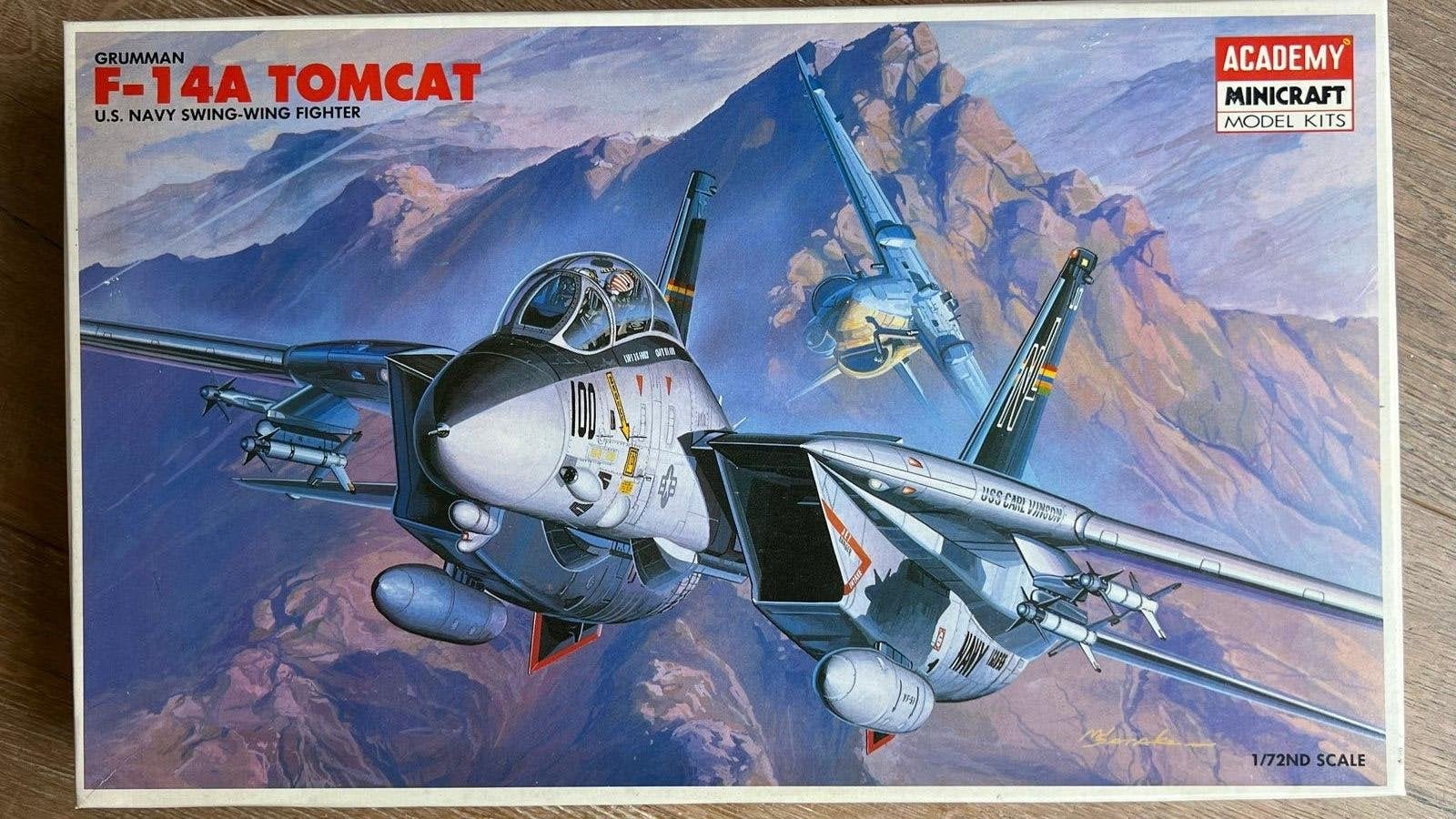 Grumman F-14A Tomcat modelbouwkit 1:72 Academy Minicraft, Overige merken, 1:72 tot 1:144, Nieuw, Ophalen of Verzenden