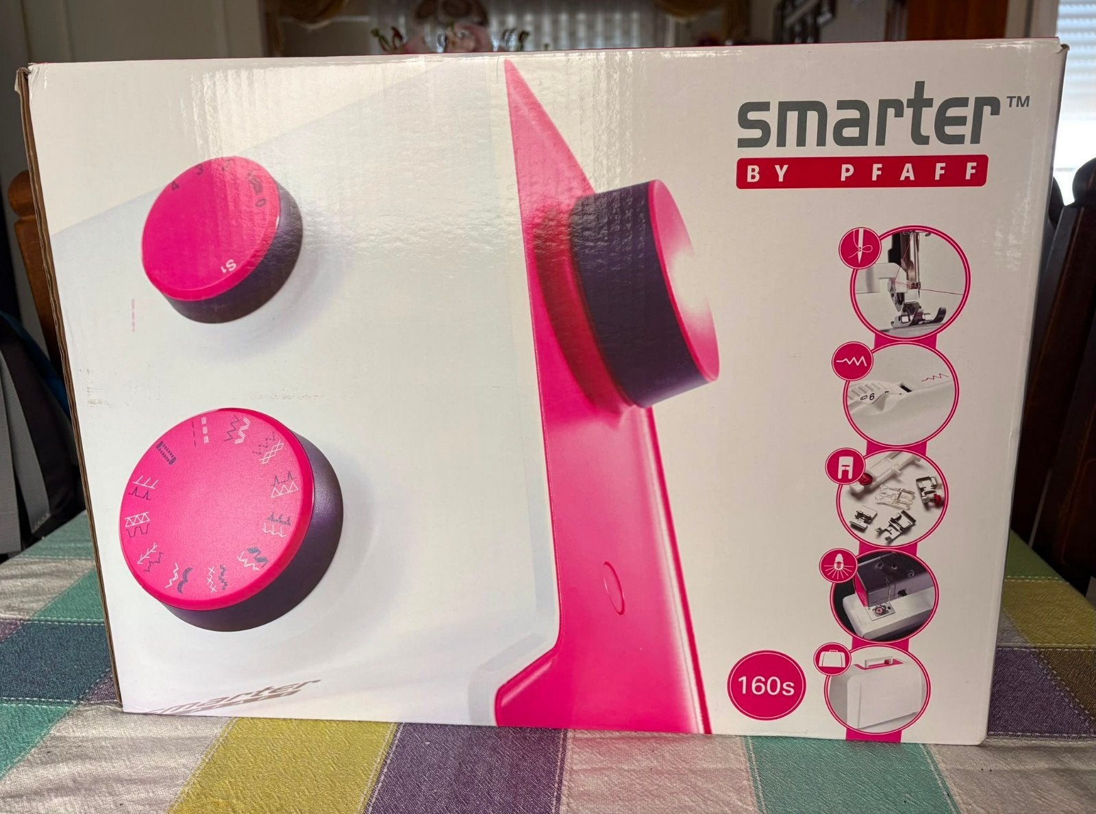 Naaimachine Pfaff Smarter 160s zo goed als nieuw, Ophalen, Zo goed als nieuw