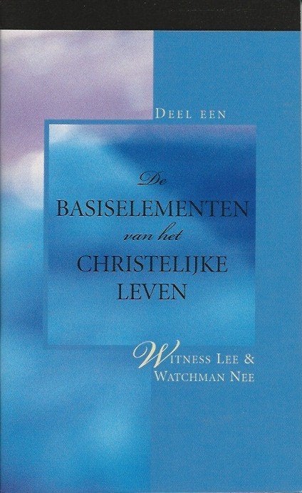 De basiselementen van het christelijk leven 1 / Lee & Nee, Boeken, Ophalen of Verzenden, Zo goed als nieuw, Christendom | Protestants