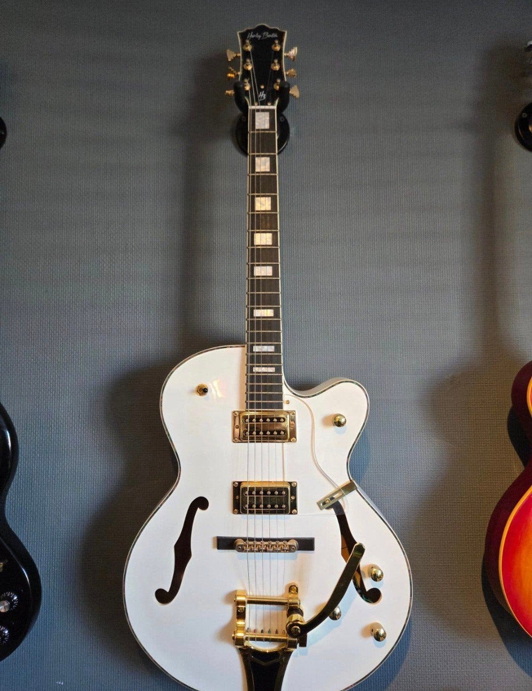 Harley Benton BigTone Vintage Series Hollow Body Gitaar, Muziek en Instrumenten, Ophalen, Zo goed als nieuw, Hollow body, Overige merken