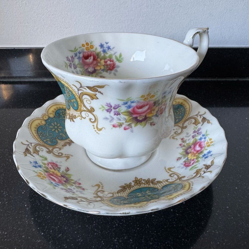 Royal Albert Berkeley - Herenkop en schotel, Ophalen of Verzenden